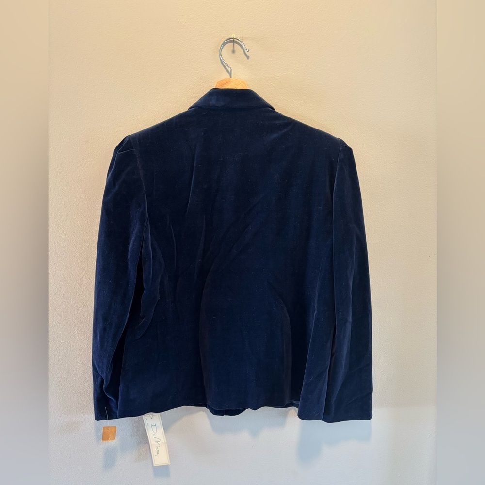 NWT Vintage De Mura Velvet Blazer - Picture 2 of 10